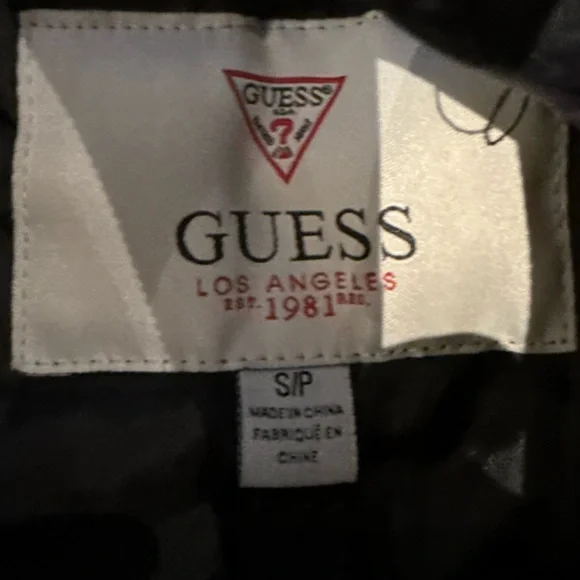 Guess Women's Black Quilted Puffer Jacket - Picture 3 of 3